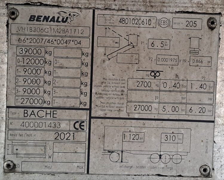 Benalu B3- JUMBOLINER, 94M3 11